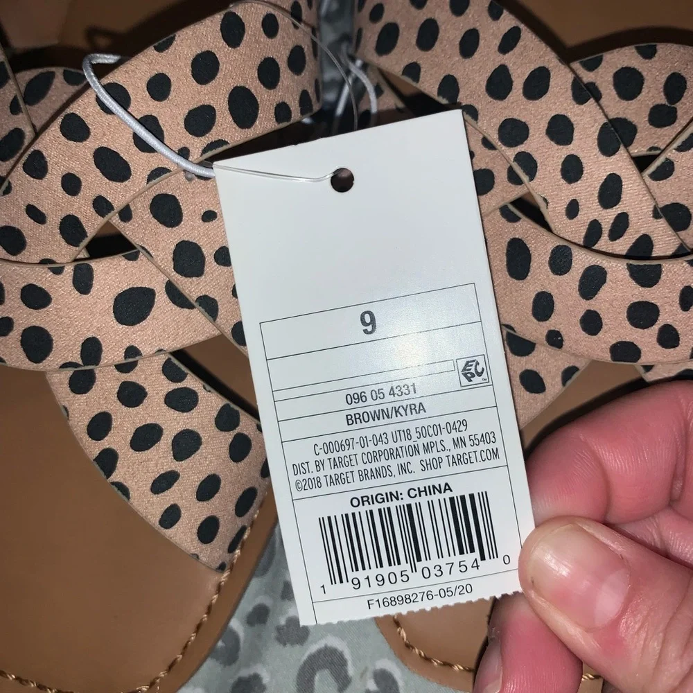 Leopard print sandals - Picture 2 of 5
